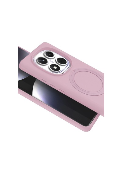 Xiaomi Redmi Note 14 Pro 4g Regal Magsafe Standlı Kapak - Açık Pembe 0.2M-Çok Renkli