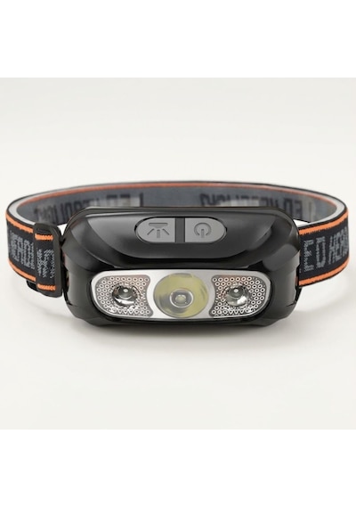 Bydoga Sensörlü Smd Led 3 Modlu Kafa Lambası Siyah