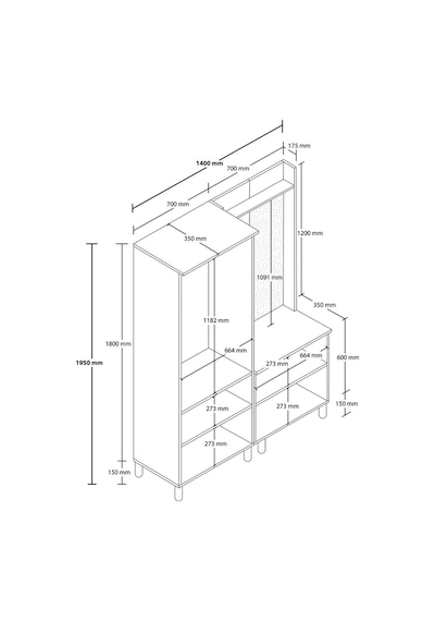 Set 5084-5076 Rapsody Sağ Aynalı 6 Kapaklı Membran 7 Askılı Bohem Portmanto Sepet-beyaz Beyaz - Meşe Set 5084-5076 Rapsody Sağ Aynalı 6 Kapaklı Membran 7 Askılı Bohem Portmanto Sepet-beyaz Beyaz - Meşe