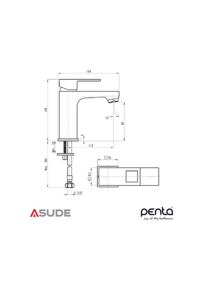 Penta 4401l Loya Lavabo Bataryası Sarı