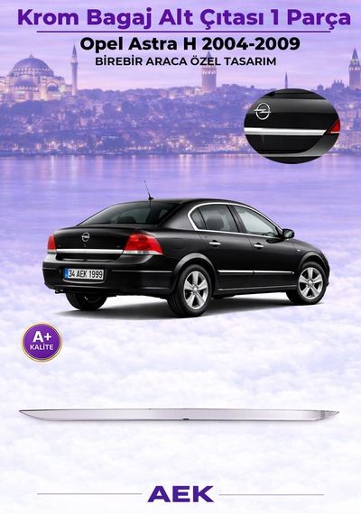 Opel Astra H Bagaj Alt Çıtası 2004-2009 Sd Paslanmaz Çelik