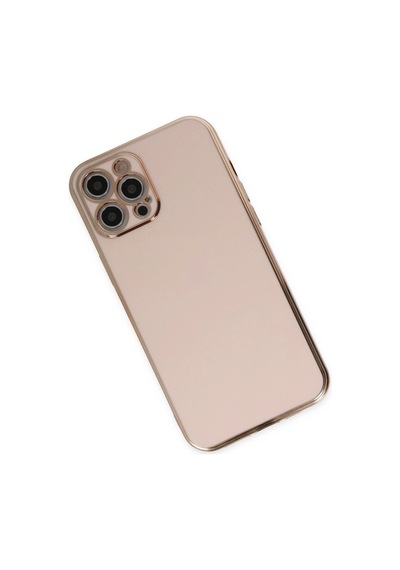 Apple, Uyumlu iPhone 12 Pro Max Kılıf Volet Silikon - Pembe