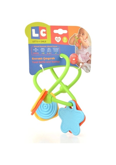 Lc-30750 Kıvrımlı Çıngırak -lets Be Child Çok Renkli