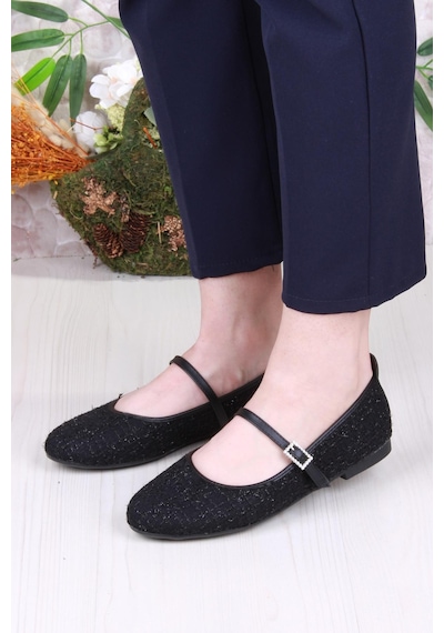 Fort 01-629 Soft Toka Detaylı Şık Ev İş Ofis Rahat Günlük Ayakkabı Kadın Babet Sıyah Siyah Fort 01-629 Soft Toka Detaylı Şık Ev İş Ofis Rahat Günlük Ayakkabı Kadın Babet Sıyah Siyah