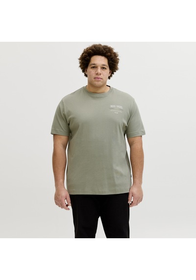 Jack & Jones Büyük Beden Baskili Wide Fit Tisört - Urban - 12279891 Çok Renkli