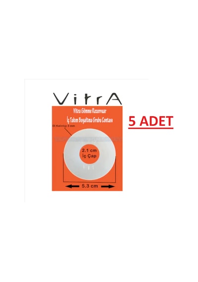 VitrA Gömme Rezervuar Boşaltma Grubu Contası 5ad. 740 Ser.uyumlu Beyaz