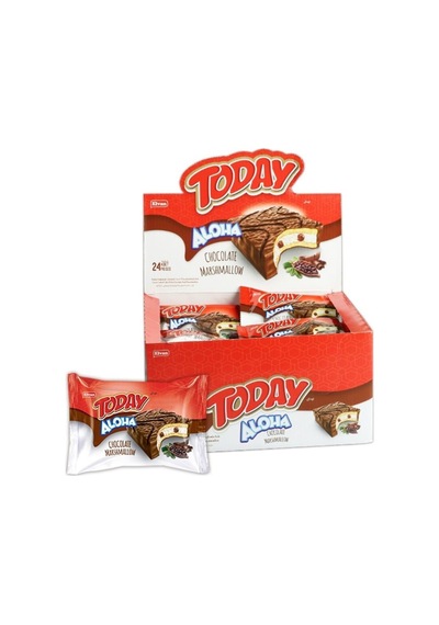 Aloha Çikolatalı Marshmallowlu 35 Gr. 24 Adet (1 Kutu)