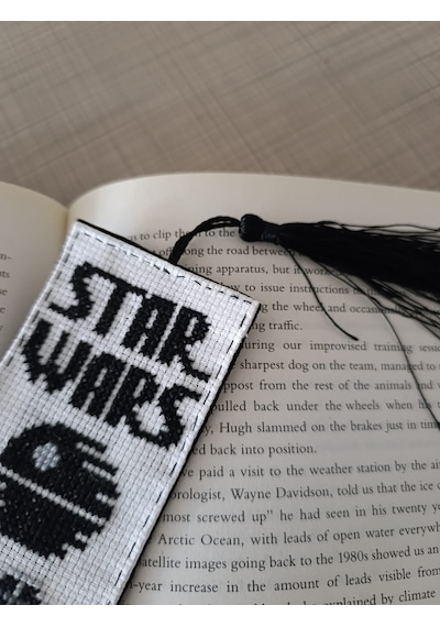 Star Wars Temalı Kanaviçe Kitap Ayracı