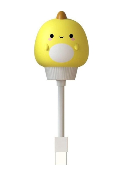 Powermaster Esnek Usb Li Bebek Çocuk Odası Gece Lambası Sarı Işık Taşınabilir Çok Renkli