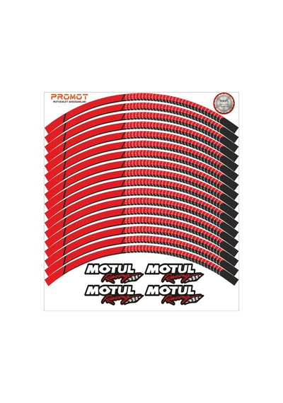 Motosiklet Jant Şeridi Motul Tasarımlı 2 Nötr