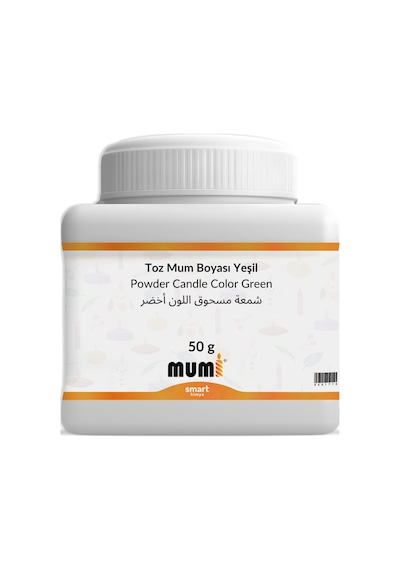 Toz Mum Boyası Yeşil 50 G