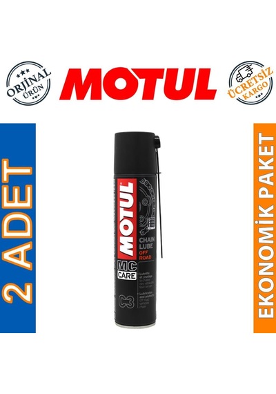 Motul C3 Chain Lube Off Road 400 Ml Zincir Yağı 2 Adet