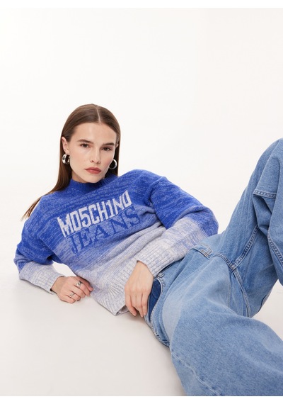 Moschino Jeans Mavi Kadın Denim Pantolon A0336 İndigo