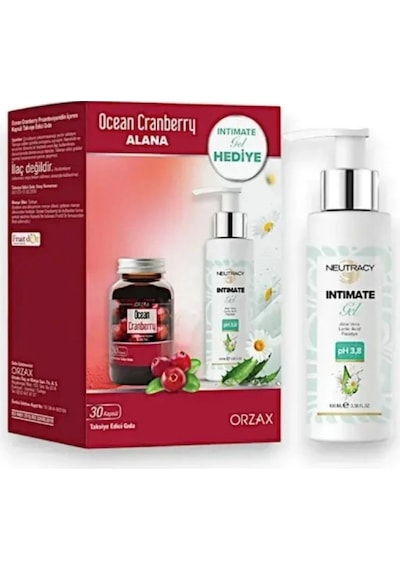 Ocean Cranberry 30 Kapsül + Neutracy İntim Jel 100 ML