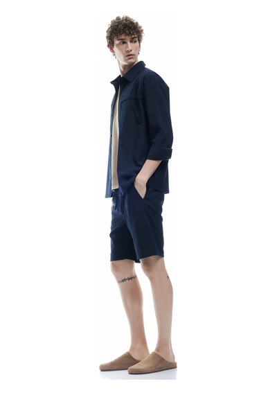 Koton Viskon Karışımlı Cep Detaylı Bermuda Slim Fit Beli Bağcıklı Şort Lacivert 5sam40017hw Lacivert Koton Viskon Karışımlı Cep Detaylı Bermuda Slim Fit Beli Bağcıklı Şort Lacivert 5sam40017hw Lacivert