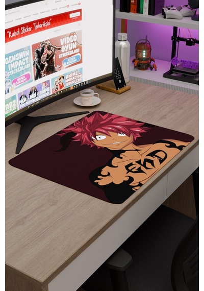 Fairy Tail Anime V2 - 48x40 Xl Gaming Kauçuk Kaymaz Taban Mouse Pad Fare Altlığı