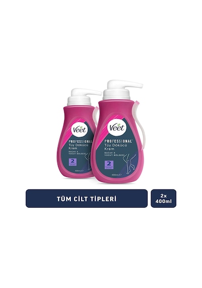 Veet Professional Tüy Dökücü Krem 2 x 400 ML