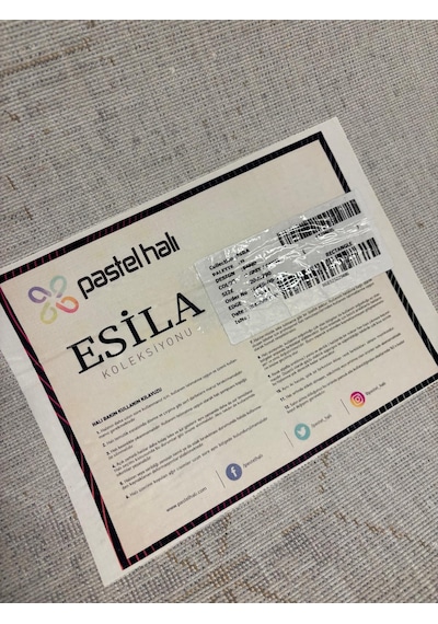 Pastel Halı Exclusive İpeksi Halı 200x290 Ebatlı+doğal İplik