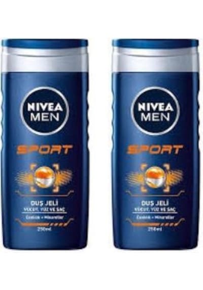 Nivea Men Sport 2'li Saç & Yüz Ve Vücut Jeli 250 ml
