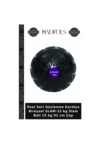 Özel Seri Güçlenme Kardiyo Bireysel Slam-15 Kg Slam Ball 15 Kg 92 Cm Çap