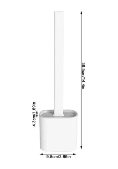 Home Yeni Nesil Silikon Klozet Fırçası Çok Renkli