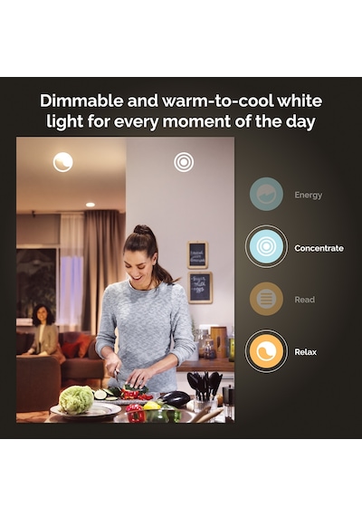Philips Hue WCA Fugato Akıllı Led Spot Lamba 1x5.7W (Siyah)