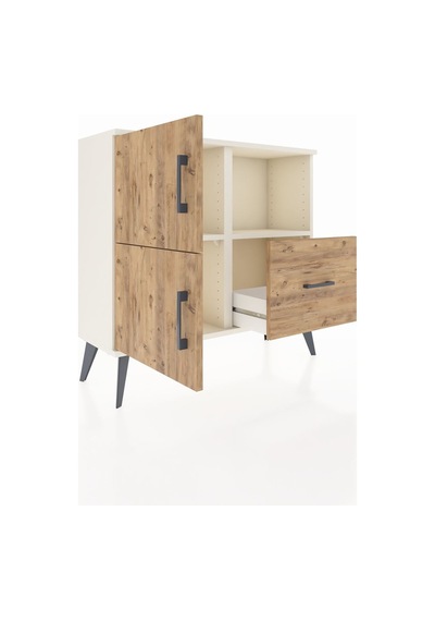 Arges Şifonyer 2 Raflı Tek Çekmeceli 2 Kapaklı 88x30x80 Aytaşı-çam Çam Arges Şifonyer 2 Raflı Tek Çekmeceli 2 Kapaklı 88x30x80 Aytaşı-çam Çam