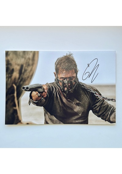 Tom Hardy Mad Max 20x30 Cm Boyutunda El İmzalı Fotoğraf Ömür Boy