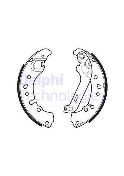DELPHI LS2151 ARKA FREN PABUCU FIESTA 01/2017