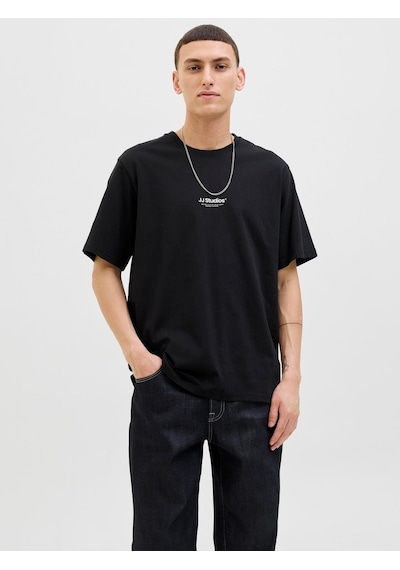 Jack & Jones Jjesoho Tee Ss Crew Neck Noos Erkek T-shirt-31721 Siyah