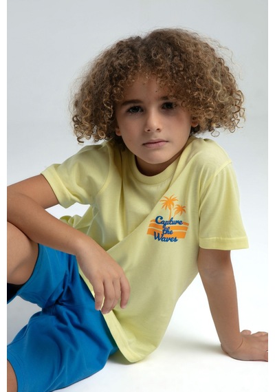 Rolypoly Erkek Çocuk Sarı Bermuda Takım 5274-47545 Sarı