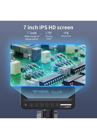 Dijital Mikroskop Elektronik Onarım Mbl-318a 12mp 1600x 7 İnç Ips Ekran Dokunmatik Tuşlu
