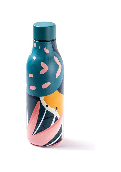 Tnt-8695835411545-pablo Hb-1017550m-mavi Desenli Paslanmaz Çelik Termos 550ml
