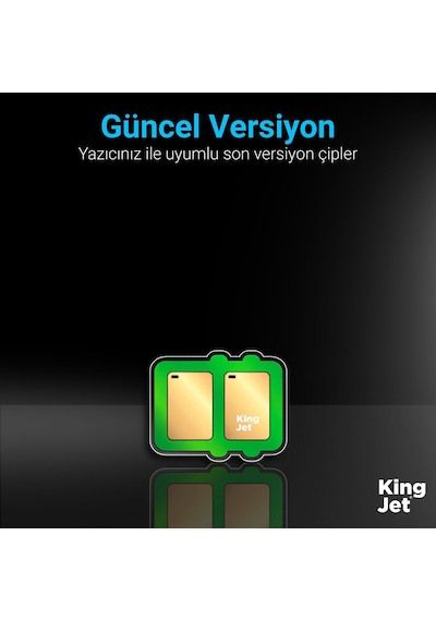 Kingjet Hp Officejet 6230 Uyumlu Yüksek Kapasiteli 4 Renk Takım Çipli Uyumlu Kartuş