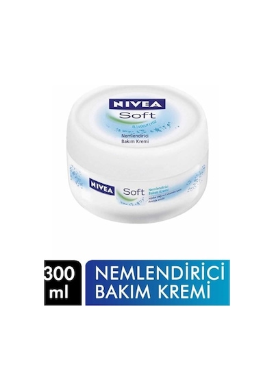 Soft Krem 300ml Nemlendirici Bakım Kremi Yüz Kremi 4005900009371