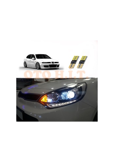 Seat Leon Mk1 Uyumlu Park Ampulü Beyaz Led Aydınlatma Ampulü Canbus'li