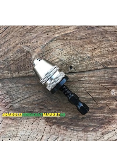 Özs Bits Uçlu Çelik Mandren 1/4 Şarjlı Matkap Mandreni 4 MM
