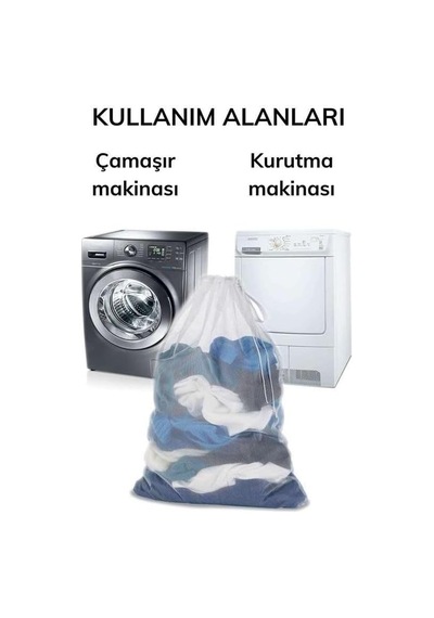 Çamaşır Yıkama Filesi Kirli Filesi Maxi 40x60 Cm Açık Ahşap