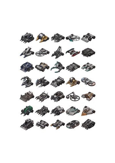 30 Adet Arena Savaş Robotları Sticker Seti - Laptop, Kaykay, Kılıf Çok Renkli