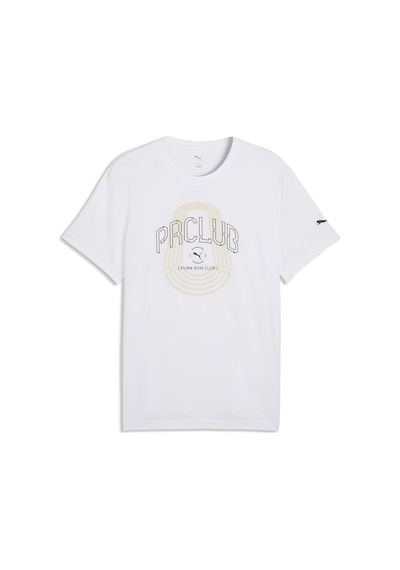 Puma Run Club Graphic Erkek Beyaz Koşu T-shirt 52844702