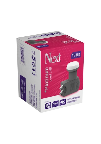 Lnb Dörtlü Next 0.1Db Platinum Ye-404