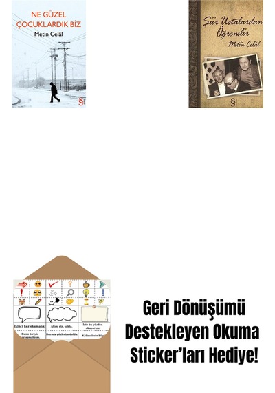 Ne Güzel Çocuklardık Biz + Şiir Ustalardan Öğrenilir + Okuma Sticker'ları