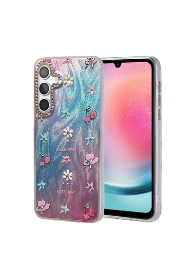 Samsung Galaxy Uyumlu A24 4g Kılıf Blade Aynalı Desenli Kapak - Desen 4 Bz8683140852061