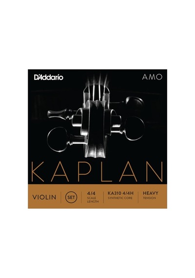Daddarıo Ka310h Keman Tel Seti, Kaplan Amo, 4/4 Scale, Heavy Tensı