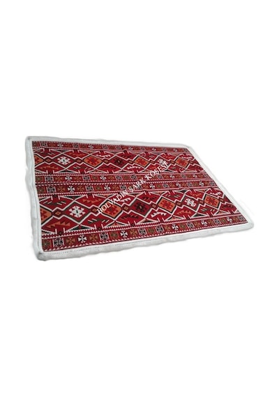 Şark Köşesi Geleneksel Kırmızı Desenli Kilim
