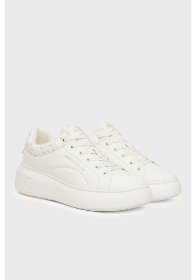 Armani Exchange Logolu Sneaker Ayakkabı Kadın Ayakkabı Xw003064 Af17570 Mz128 Beyaz-gold
