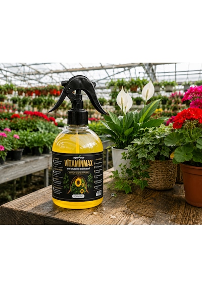 Vitaminmax Yaprak Bakım Vitamini Spreyi 500 Ml Ev Bitkileri, Orkide, Monstera, Barış Çiçeği Ve Tüm Süs Bitkileri İçin