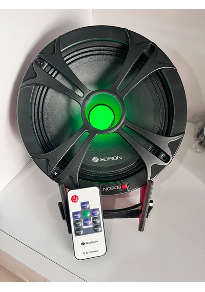 Edison 20 Cm Midrange 600 Wat Hoparlör 120 Rms 7 Renk Işıklı Rgb