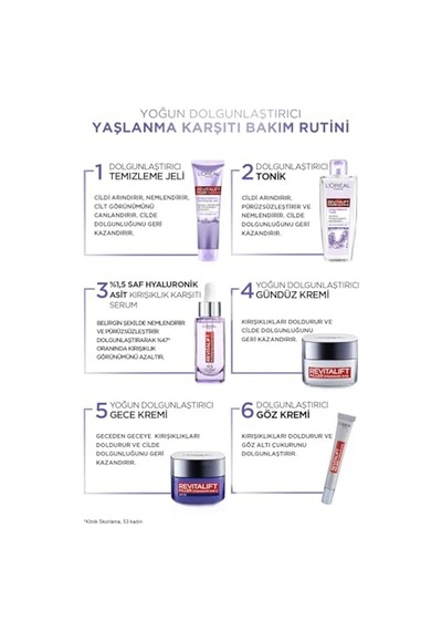 L'oreal Paris Revitalift Filler Dolgunlaştırıcı Tonik 200 Ml - Hyaluronik Asit, 3600523965663