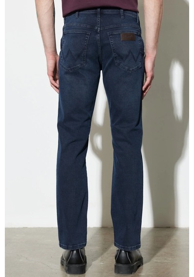 Wrangler Slim Fit Dar Paça Mavi Erkek Kot Pantolon W12s010396 001